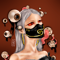 Mi Proyecto del curso: Retratos digitales de fantasía con Photoshop. Traditional illustration, Drawing, Digital Illustration, Portrait Drawing, Digital Drawing, and Digital Painting project by Daniela Montalvo Padilla - 04.22.2022