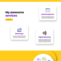 My project for course: Web Design with Figma: Portfolio design. Projekt z dziedziny UX / UI, Web design, Projektowanie aplikacji mobiln, ch, Projektowanie c, frowe, Projektowanie aplikacji, Projektowanie produktu c i frowego użytkownika abdou abderaouf - 19.04.2022