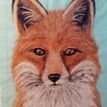 Mijn project van de cursus: Needle felting: maak portretten met wol. Arts, Crafts, Fiber Arts, Naturalistic Illustration, Needle Felting, and Textile Design project by Ellen Roije - 04.22.2022