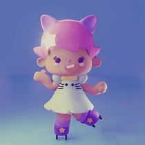 Meu projeto do curso: Criação de personagens Kawaii em 3D com Blender. Een project van Traditionele illustratie, Ontwerp van personages, Digitale illustratie,  3D-modellering y Manga van Alexandre Cardoso - 22.04.2022