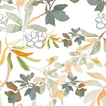 Estampado magnolias.. Pattern Design, Design de moda, e Pintura em aquarela projeto de Emilce Gomez - 22.04.2022