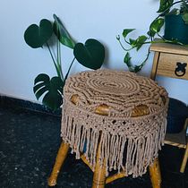 Mi Proyecto del curso: Técnicas de macramé circular Ein Projekt aus dem Bereich H, werk, Dekoration von Innenräumen, Weben, Makramee und Textildesign von Leticia Mori - 22.04.2022