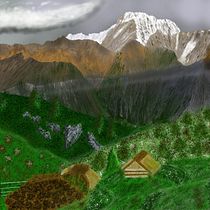 My project for course: Atmospheric Scenes in Procreate: Paint with Color and Light. Ilustração tradicional e Ilustração digital projeto de Daryl Edwards - 20.04.2022
