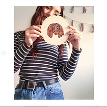 Mi Proyecto del curso: Needle painting para principiantes. Embroider, Naturalistic Illustration, and Textile Design project by Fernanda Ramírez Gamonal - 04.22.2022