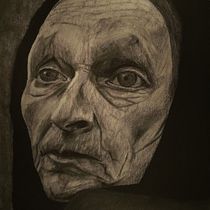 My project for course: Artistic Charcoal Portraiture: Creating Atmosphere. Ilustração tradicional, Artes plásticas, Desenho, Desenho de retrato, Desenho realista, e Desenho artístico projeto de zerobyzero - 22.04.2022