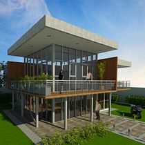Mi Proyecto del curso: Diseño y modelado arquitectónico 3D con Revit. Un projet de 3D, Architecture, Architecture d'intérieur, Modélisation 3D, Architecture numérique , et ArchVIZ de irak_124 - 23.04.2022