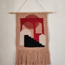 Mi Proyecto del curso: Intarsia crochet: teje tus propios tapices. Fashion Design, Decoration, Fiber Arts, DIY, Crochet, and Textile Design project by Rebeca Palacio - 04.23.2022