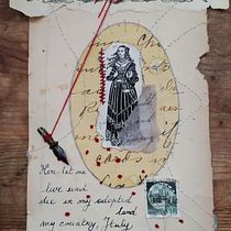 Il mio progetto del corso: Tecniche di ricamo sperimentale su carta. Un progetto di Belle arti, Collage, Ricamo e Textile Design di Gioconda Pieracci - 23.04.2022