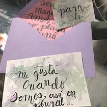 Mi Proyecto del curso: Lettering en pequeño formato. Een project van Traditionele illustratie,  Belettering,  H y lettering van Nohemí Sánchez González - 24.04.2022