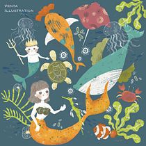 My project- Venta Illustration. Traditional illustration, Digital Illustration, and Digital Painting project by Venta Huang - 04.24.2022