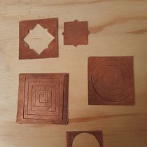 Mi Proyecto del curso: Diseño y creación de joyas en latón desde cero. Un projet de Création d'accessoires, Artisanat, Design de bijoux , et DIY de Karen Poblete - 24.04.2022