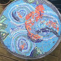 My project for course: Introduction to Mosaic Artwork. Projekt z dziedziny Craft, Projektowanie i w, rób mebli,  Dekoracja wnętrz, Ceramika i DIY użytkownika Lucy - 16.04.2022
