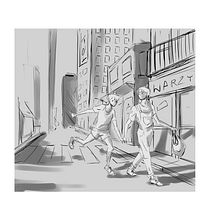 Mój projekt z kursu: Podstawy rysowania ludzi z wyobraźni. Traditional illustration, Fine Arts, Sketching, Pencil Drawing, Drawing, Artistic Drawing, and Figure Drawing project by lena_samujllo - 04.24.2022
