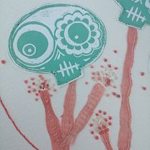 Mi Proyecto del curso: Técnicas de bordado experimental sobre papel. Un progetto di Belle arti, Collage, Ricamo e Textile Design di Fernanda Chia - 25.04.2022