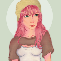 Mi Proyecto del curso: Retrato de personajes femeninos con Procreate. Projekt z dziedziny Trad, c, jna ilustracja, Ilustracja c, frowa, R, sunek c i frow użytkownika Laura Garduño - 25.04.2022