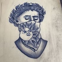 Mein Kursprojekt: Tätowiertechniken: Blackwork und Fineline. Un progetto di Design di tatuaggi di marcel.schneider1308 - 25.04.2022