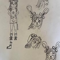Mi Proyecto del curso: El arte del manga: dibuja personajes únicos. Character Design, Pencil Drawing, Drawing, Ink Illustration, and Manga project by mariacocogonzalezbeas - 04.25.2022