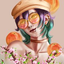 Mi Proyecto del curso: Retratos digitales de fantasía con Photoshop. Traditional illustration, Drawing, Digital Illustration, Portrait Drawing, Digital Drawing, and Digital Painting project by Yesenia Elizabeth Borjas Ortiz - 04.25.2022