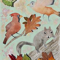 My project for course: Illustrating Nature: A Creative Exploration. Traditional illustration, Painting, Drawing, Watercolor Painting, Ink Illustration, and Naturalistic Illustration project by Sevgi Merve Aksu - 04.26.2022