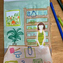 My project for course: Exploratory Sketchbook: Find Your Drawing Style. Un proyecto de Ilustración tradicional, Bocetado, Creatividad, Dibujo, Pintura a la acuarela, Sketchbook y Pintura gouache de becchoat - 22.04.2022