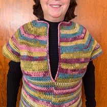 Mi Proyecto del curso:  Top-down: prendas a crochet de una sola pieza. Un progetto di Fashion design, Fiber Art, DIY, Uncinetto e Textile Design di cristinatex9095 - 27.04.2022