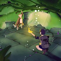 My project for course: Fantastical Illustrations with Procreate. Ilustração tradicional, Ilustração digital, e Desenho digital projeto de Zsanett Bodó - 27.04.2022