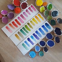 Mi Proyecto del curso: Elaboración de acuarelas artesanales. Arts, Crafts, Fine Arts, Painting, Watercolor Painting, DIY, and Color Theor project by Gisela Stefanetti - 04.27.2022