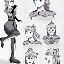 Proyecto: "Fragmentos de mi alma" . Design de personagens, Desenho a lápis, Desenho, Ilustração com tinta, e Mangá projeto de renanegro99 - 27.09.2022