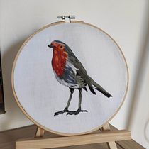 Il mio progetto del corso: Dipingere con filo: tecniche di illustrazione tessile. Ilustração tradicional, Bordado, e Design têxtil projeto de Paola - 28.04.2022