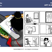 My project for course: Introduction to Storyboarding. Projekt z dziedziny Trad, c, jna ilustracja,  Manager art, st, czn, Produkcja audiowizualna, Ilustracja c, frowa, Stor, board, Concept art, R, sunek c i frow użytkownika Kasope Sote - 28.04.2022