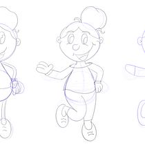 Mi Proyecto del curso: Diseño de personajes retro para animación. Projekt z dziedziny  Animacja, Animacje 2D i Projektowanie postaci 3D użytkownika Yutzil Duque Hernández - 28.04.2022