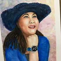 My project for course: Watercolor Portraits: Capture a Model's Personality. Projekt z dziedziny  Sztuki piękne,  Malarstwo, Malowanie akwarelą i Portret użytkownika Jen Yap - 29.04.2022
