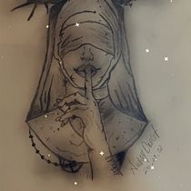 Mon projet du cours : Comment concevoir un tatouage. Een project van Traditionele illustratie y  Tatoeageontwerp van audrey doucet - 22.04.2022