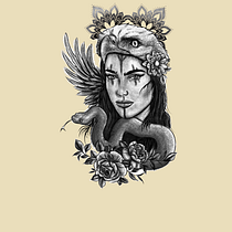 Mi Proyecto del curso: Diseño e ilustración digital de tatuajes con Procreate. Traditional illustration, Graphic Design, Digital Illustration, Tattoo Design, and Digital Drawing project by Felipe Herrera Lopez - 04.28.2022