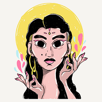 Mi Proyecto del curso: Retratos digitales con estilo propio en Procreate Ein Projekt aus dem Bereich Traditionelle Illustration und Digitale Illustration von Jorge Vuelvas - 29.04.2022