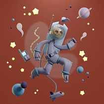 My project for course: 3D Character Creation in Blender. 3D, Design de personagens, Modelagem 3D, Design de personagens 3D, e 3D Design projeto de Mariam Gharibashvili - 29.04.2022