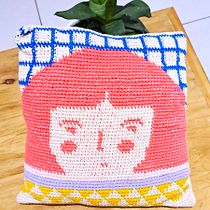 Mi Proyecto del curso: Tapestry: técnica de crochet para dibujar con hilos. Design de acessórios, Pattern Design, Tecido, DIY, Crochê, e Design têxtil projeto de Merlin Villegas - 20.04.2022