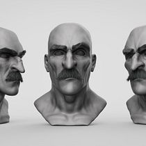 Il mio progetto del corso: Ritratto 3D realistico con ZBrush e KeyShot. 3D, 3D Modeling, and 3D Character Design project by Ruben Ciappa - 04.30.2022