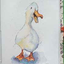 Il mio progetto del corso: Acquerello artistico per illustrazione di animali: gli uccelli. Projekt z dziedziny Trad, c, jna ilustracja, Malowanie akwarelą, R, sunek realist, czn, Ilustracja naturalist i czna użytkownika alessandra_28 - 02.05.2022