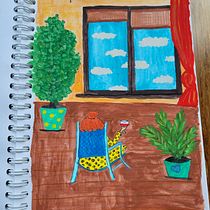 My project for course: Exploratory Sketchbook: Find Your Drawing Style. Un proyecto de Ilustración tradicional, Bocetado, Creatividad, Dibujo, Pintura a la acuarela, Sketchbook y Pintura gouache de dodomi - 02.05.2022