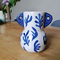 Mon projet du cours : Initiation à la création de céramiques aux motifs colorés. Ilustração tradicional, Design de acessórios, Artesanato, Artes plásticas, e Cerâmica projeto de estelle.bail - 02.05.2022