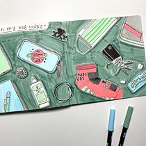 Illustrated Life Journal: A Daily Mindful Practice. Fine Arts, Sketching, Creativit, Drawing, and Sketchbook project by Kathrin Laschinski - 05.02.2022