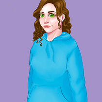 My project for course: Female Character Portraits in Procreate. Projekt z dziedziny Trad, c, jna ilustracja, Ilustracja c, frowa, R, sunek c i frow użytkownika Tamara Vega Ortega - 02.05.2022