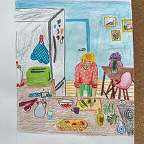 My project for course: Exploratory Sketchbook: Find Your Drawing Style. Un proyecto de Ilustración tradicional, Bocetado, Creatividad, Dibujo, Pintura a la acuarela, Sketchbook y Pintura gouache de sapozhnikova_1993 - 02.05.2022