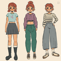 Mi Proyecto del curso: Dibujo de personajes llenos de personalidad. Projekt z dziedziny Projektowanie postaci, Sketching,  R, sunek, Stor, telling, Stor, board,  R, sunek art, st, czn i Narracja użytkownika Nuria Gómez Piedrafia - 02.05.2022