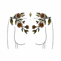 Mi Proyecto del curso: Diseño de tatuajes botánicos con Procreate. Projekt z dziedziny Trad, c, jna ilustracja, Ilustracja c, frowa, Projektowanie tatuaż, R i sunek botaniczn użytkownika isabele - 02.05.2022
