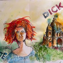 Dare to Express Your Ideas. Traditional illustration, Sketching, Creativit, Drawing, Watercolor Painting, and Sketchbook project by hubctis - 04.29.2022
