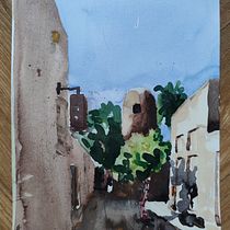 Shindaga Dubai. Un projet de Illustration traditionnelle, Esquisse , Dessin, Aquarelle, Illustration architecturale, Carnet de croquis , et Architecture de arnulfomedina - 01.05.2022
