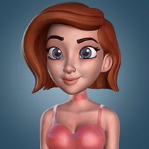 Princesa cartoon 3D: modela desde cero con ZBrush . 3D, Design de personagens, Modelagem 3D, Design de personagens 3D, e 3D Design projeto de Miguel Miranda - 03.05.2022
