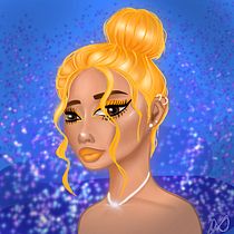Mi Proyecto del curso: Retrato de personajes femeninos con Procreate. Projekt z dziedziny Trad, c, jna ilustracja, Ilustracja c, frowa, R, sunek c i frow użytkownika maria_jose_escobar - 03.05.2022